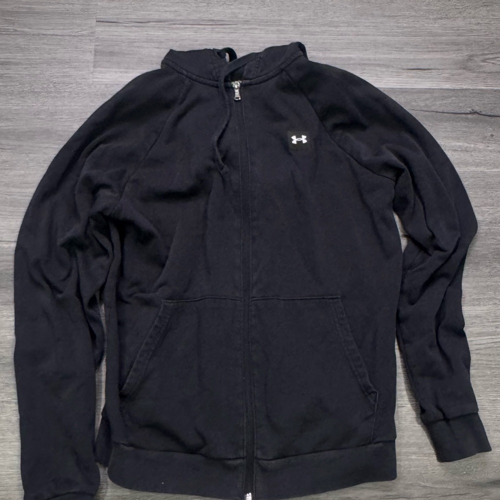 Under Armour Black Full-Zip Sweatshirt Jacket